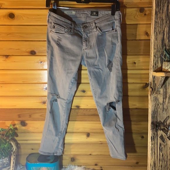 AG the Stilt Crop cigarette crop Jean - Picture 9 of 17